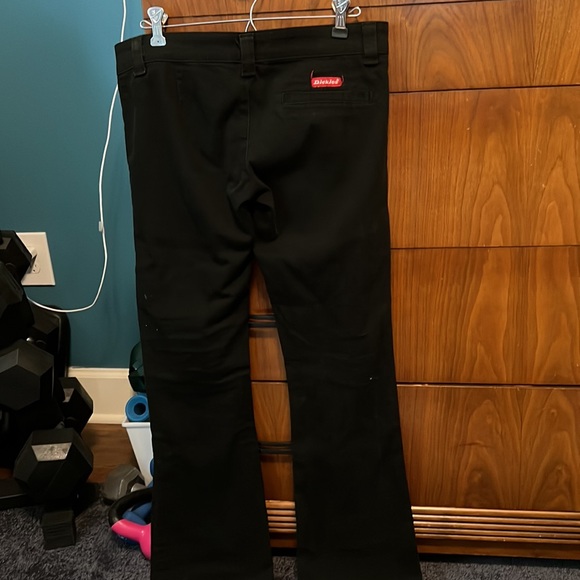 Y2K 90’s Dickies Pants Black Low Rise Size XS (0-1) - Picture 3 of 8